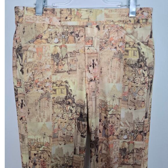 Vintage 60s/70s Izod of London City Scene Trouser Golf Pants USA Polyester 34" - Picture 4 of 9